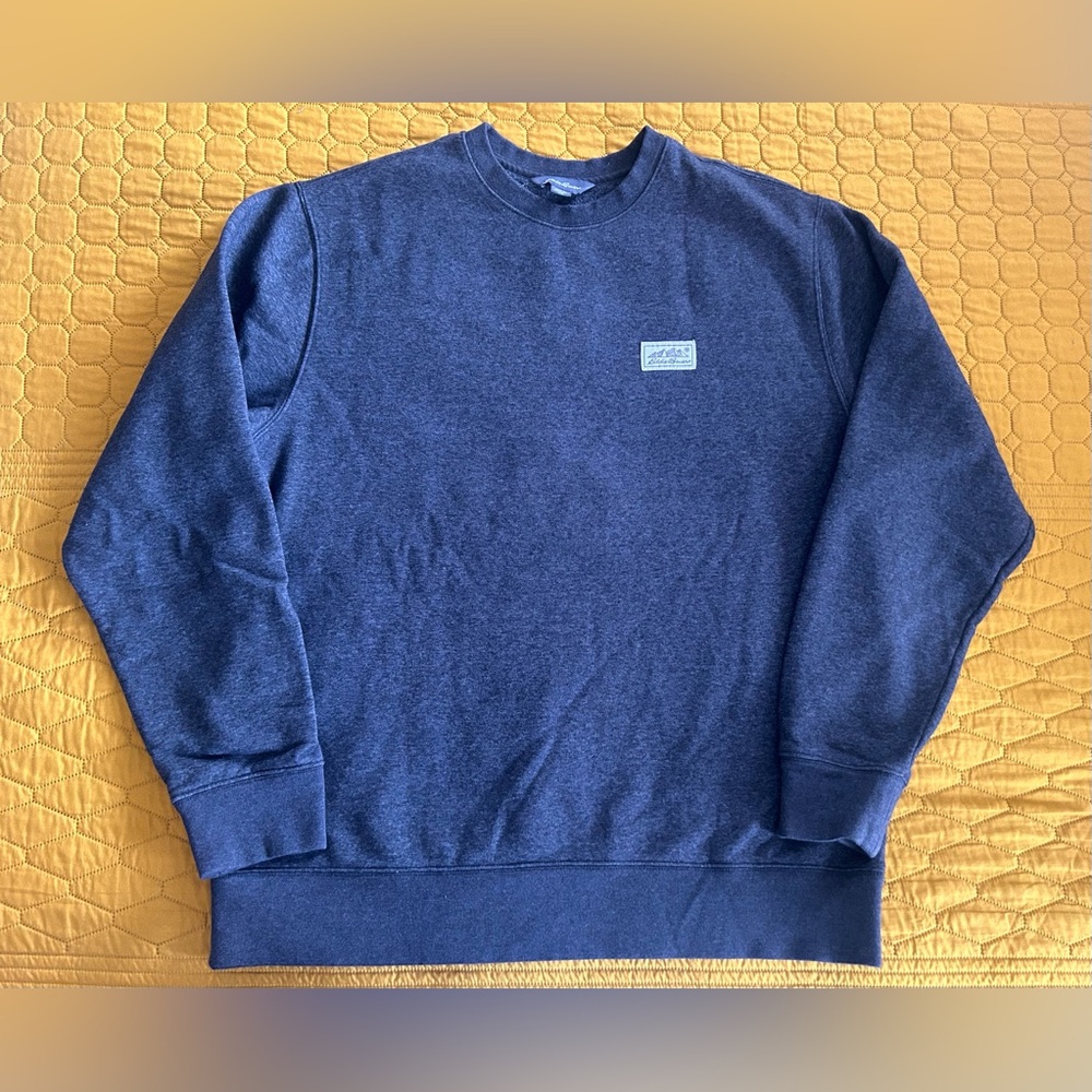 Eddie Bower Crewneck Sweater Size L For Men Charcoal